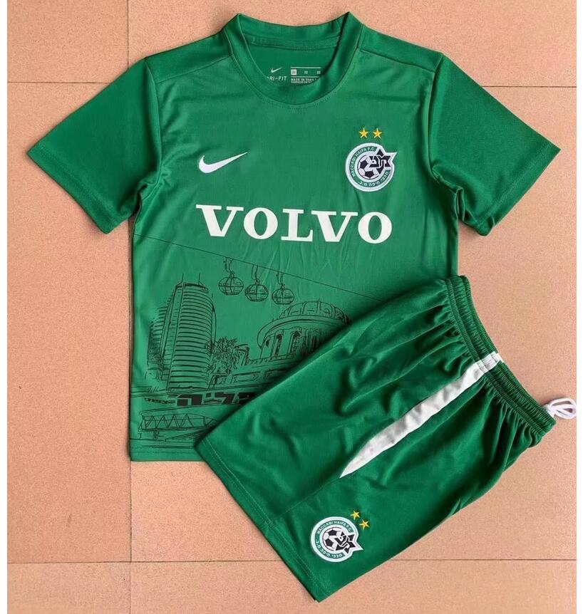 Kids 2022/23 Maccabi Haifa FC Special Soccer Kits Shirt with Shorts